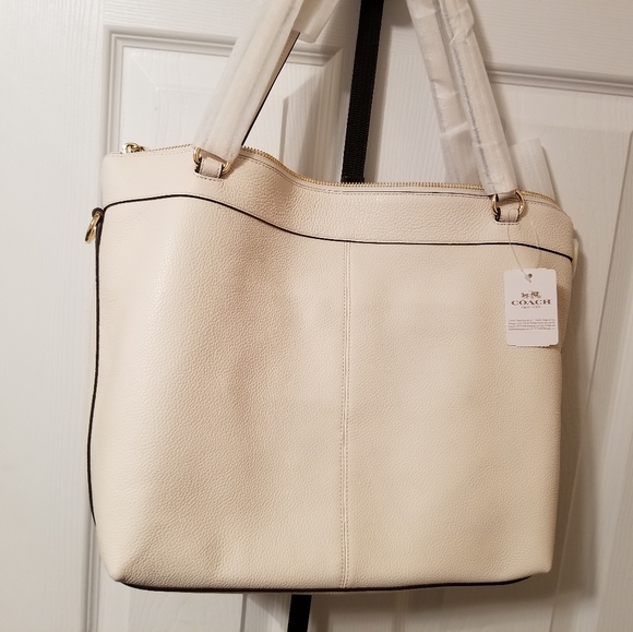 Coach Handbags - Brand New Off White Coach Handbag